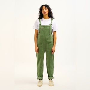 Lucy & Yak Corduroy Overalls - Green Bay